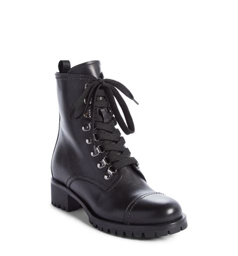 prada women booties|Prada combat boots nordstrom.